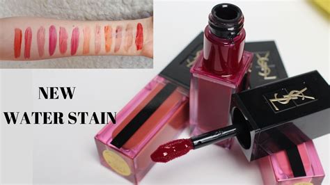 yves saint laurent val water stain shade 612|YSL Water Lip Stain Swatches and Review – Escentual.